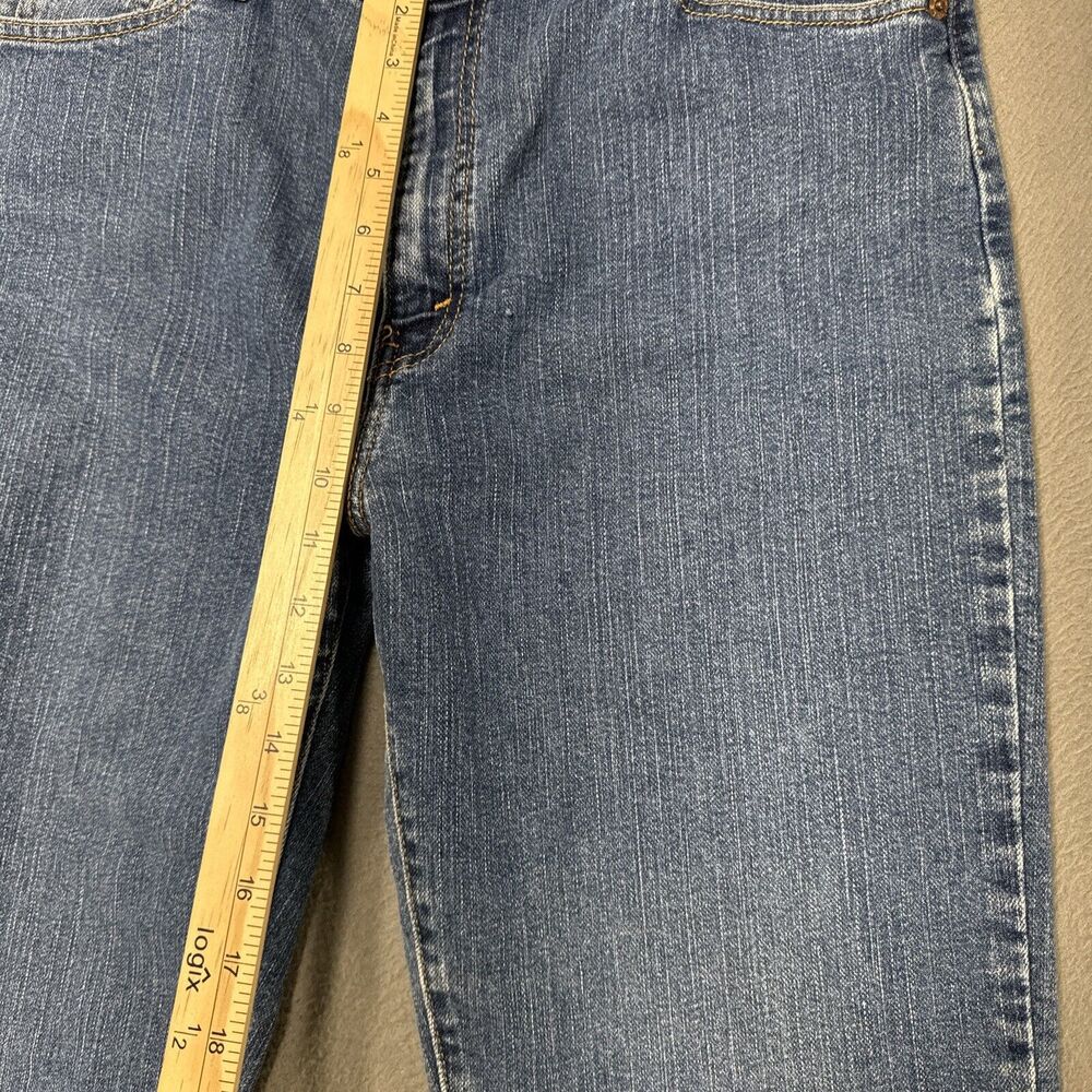 Levis Jeans Womens 12M Blue 512 Slim Tapered Mom High Rise American Denim - Picture 3 of 10